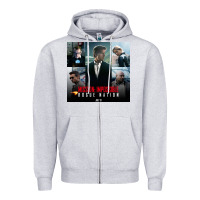Heather Grey Mission Impossible Zipper Hoodie - linhVisuals