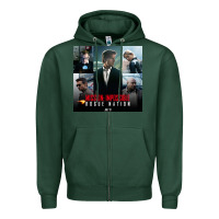 Sports Green Mission Impossible Zipper Hoodie - linhVisuals