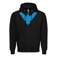 Black nightwing Zipper Hoodie - linhVisuals