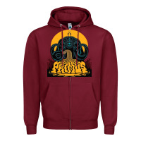Burgundy PRIMUS Zipper Hoodie - linhVisuals