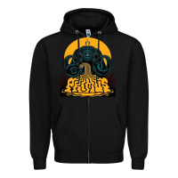 Black PRIMUS Zipper Hoodie - linhVisuals