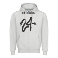 Dove Grey #black #mamba #24 Zipper Hoodie - linhVisuals