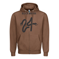 Chestnut #black #mamba #24 Zipper Hoodie - linhVisuals