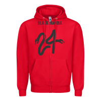 Red #black #mamba #24 Zipper Hoodie - linhVisuals