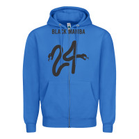 True Royal #black #mamba #24 Zipper Hoodie - linhVisuals