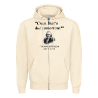 Sandshell funny thomas jefferson usa history teacher student gift t shirt Zipper Hoodie - linhVisuals
