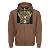 Chestnut Blackberry Smoke Zipper Hoodie - linhVisuals