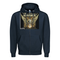 Navy Blackberry Smoke Zipper Hoodie - linhVisuals