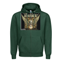 Sports Green Blackberry Smoke Zipper Hoodie - linhVisuals