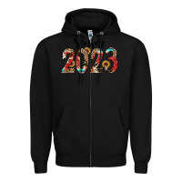 Black senior 2023 western Zipper Hoodie - JahusDesignShop