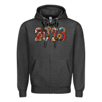 Charcoal Heather senior 2023 western Zipper Hoodie - JahusDesignShop