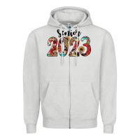 Dove Grey senior 2023 western Zipper Hoodie - JahusDesignShop