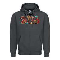Smoke senior 2023 western Zipper Hoodie - JahusDesignShop