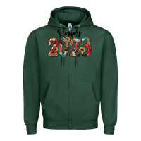 Sports Green senior 2023 western Zipper Hoodie - JahusDesignShop