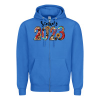 True Royal senior 2023 western Zipper Hoodie - JahusDesignShop