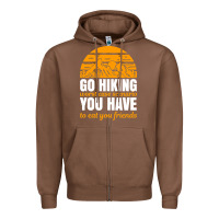 Chestnut hiking t  shirt go hiking Zipper Hoodie - linhVisuals