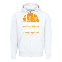 White hiking t  shirt go hiking Zipper Hoodie - linhVisuals