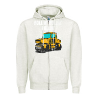 Oatmeal Heather asphalt paver gift premium t shirt Zipper Hoodie - linhVisuals