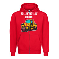 Red asphalt paver gift premium t shirt Zipper Hoodie - linhVisuals