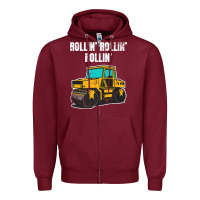 Burgundy asphalt paver gift premium t shirt Zipper Hoodie - linhVisuals