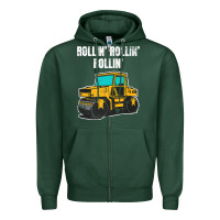 Sports Green asphalt paver gift premium t shirt Zipper Hoodie - linhVisuals