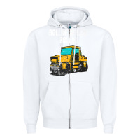 White asphalt paver gift premium t shirt Zipper Hoodie - linhVisuals