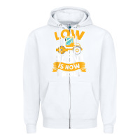 White asphalt paving operator quote low and slow is how i roll t shirt Zipper Hoodie - linhVisuals