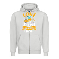 Dove Grey asphalt paving operator quote low and slow is how i roll t shirt Zipper Hoodie - linhVisuals