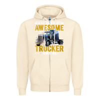 Sandshell awesome trucker big rig semi trailer truck driver gift men tank top Zipper Hoodie - linhVisuals