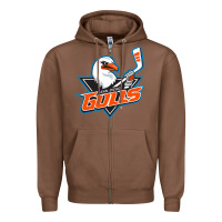 Chestnut san diego gulls Zipper Hoodie - linhVisuals