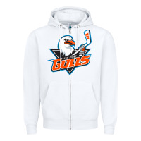 White san diego gulls Zipper Hoodie - linhVisuals