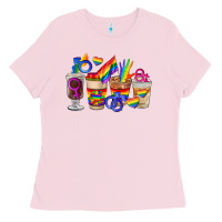 Lgbt Coffee Cups Ladies Tee | Teevron