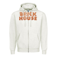 Oatmeal Heather brick house funny t shirt Zipper Hoodie - linhVisuals