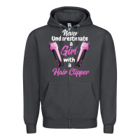 Smoke barber shirts for women   funny hairdresser barber t shirt Zipper Hoodie - linhVisuals