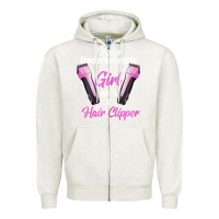 Oatmeal Heather barber shirts for women   funny hairdresser barber t shirt Zipper Hoodie - linhVisuals
