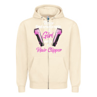 Sandshell barber shirts for women   funny hairdresser barber t shirt Zipper Hoodie - linhVisuals