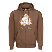 Chestnut purity ring müsïc Zipper Hoodie - linhVisuals