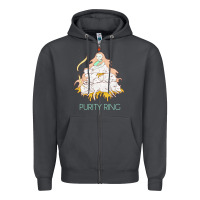 Smoke purity ring müsïc Zipper Hoodie - linhVisuals