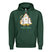 Sports Green purity ring müsïc Zipper Hoodie - linhVisuals
