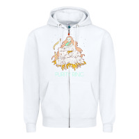 White purity ring müsïc Zipper Hoodie - linhVisuals
