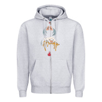 Heather Grey purity ring müsïc Zipper Hoodie - linhVisuals