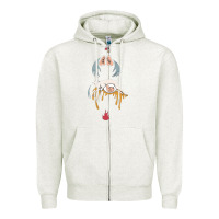 Oatmeal Heather purity ring müsïc Zipper Hoodie - linhVisuals