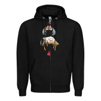 Black purity ring müsïc Zipper Hoodie - linhVisuals