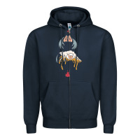 Navy purity ring müsïc Zipper Hoodie - linhVisuals