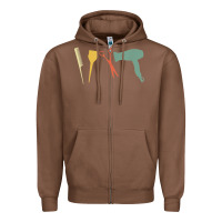 Chestnut barber vintage hairdresser hairstylist cosmetologist t shirt Zipper Hoodie - linhVisuals