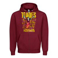 Burgundy #toadies clässic Zipper Hoodie - linhVisuals