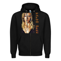 Black faith hill Zipper Hoodie - linhVisuals