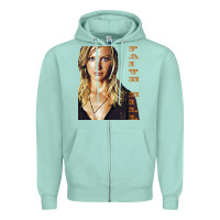 Seafoam faith hill Zipper Hoodie - linhVisuals