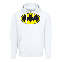 White bat classic Zipper Hoodie - linhVisuals