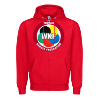 Red #world karate federation Zipper Hoodie - linhVisuals